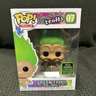 Funko Pop Green Troll #07 Good Luck Trolls # 2020 Spring Convention Exclusive