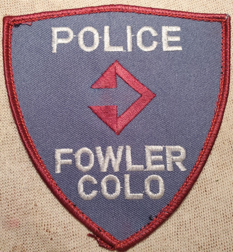 CO Village of Fowler Colorado Police Shoulder Patch