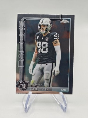 Maxx Crosby 2025 Topps Chrome Base #180