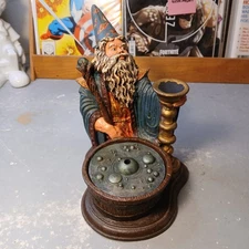 Vintage Charleston Soap + Candle Wizard Cauldron Staff D&D Merlin Sorceror Magic