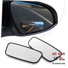 2pcs Car Blind Spot Mirrors Side Mirror Blindspot Rectangular Hd Glass Wide 2pcs Car Blind Spot Mirrors Side Mirror Blindspot Rectangular Hd Glass Wide