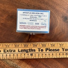 (10) Apostle-Nelson Carbide Cutting Tool Series 107830 Size 5/16 60 Degree