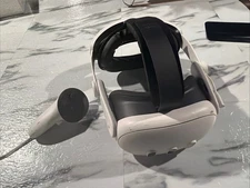 Meta Quest 3 128GB VR Headset - White (Charger Not Included) Missing right Contr