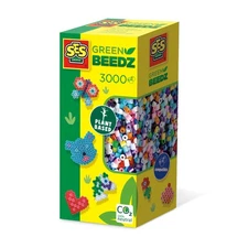 SES Creative 06404 Green Beedz-Iron on Beads Mix 3000, Multi, One Size
