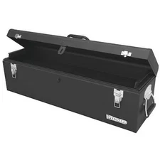 Westward 44Zj88 Westward Tool Box, Steel, Black, 30 In W X 7 In D X 9 In H