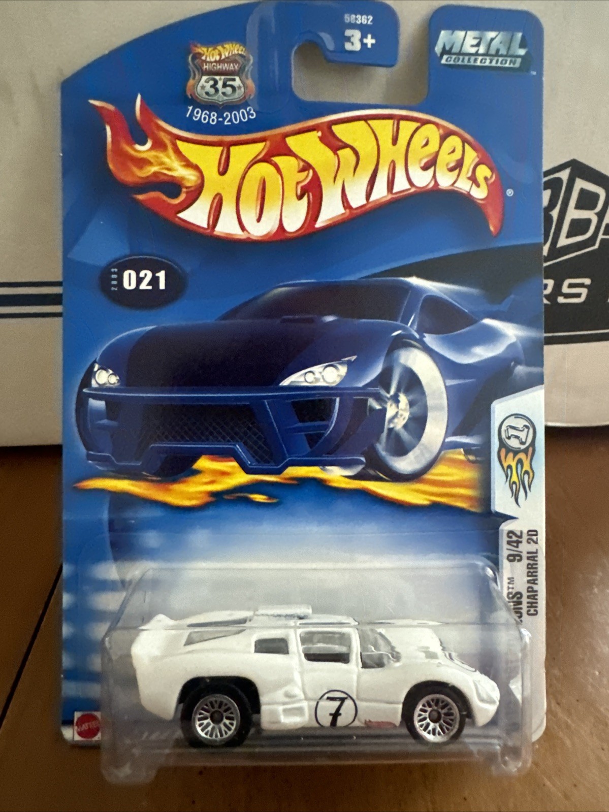 (2). Hot Wheels Chaparral 2D 2003 1st Edition Highway 35 Read Description