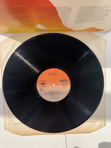 DAVE BRUBECK- TAKE FIVE CBS 31769 1979 VINYL LP RECORD - Picture 4 of 6