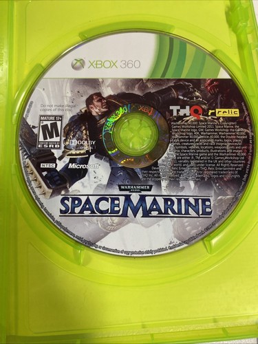 Warhammer 40.000: Space Marine Microsoft Xbox 360, 2011 CIB KOMPLETT Handbuch Disc - Bild 5 von 8