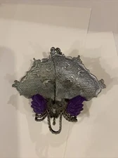 Ever After High Raven Queen Legacy Day Silver Purple Replacement  Collar Piece