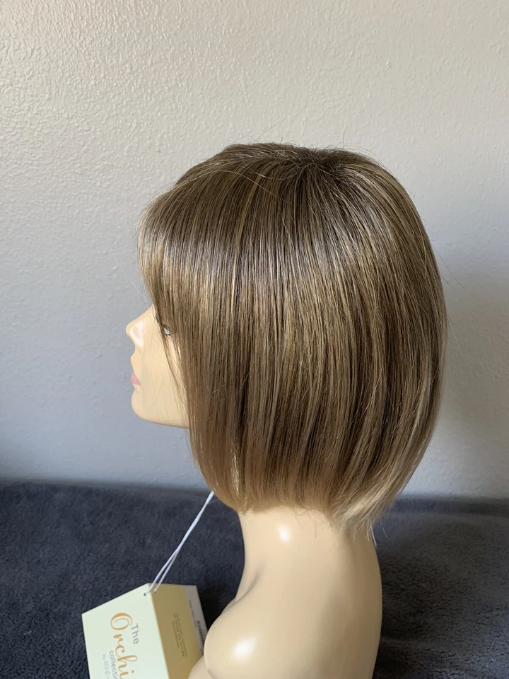 Rene of Paris Orchid SCORPIO Straight Bob con Peluca, Sunny Spice Rooteado Rubio Foto 4 de 4