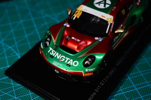 SPARK Model 1/43 2023 Macau GT Porsche PORSCHE GT3 R 120 # Tsingtao Beer - Picture 4 of 5
