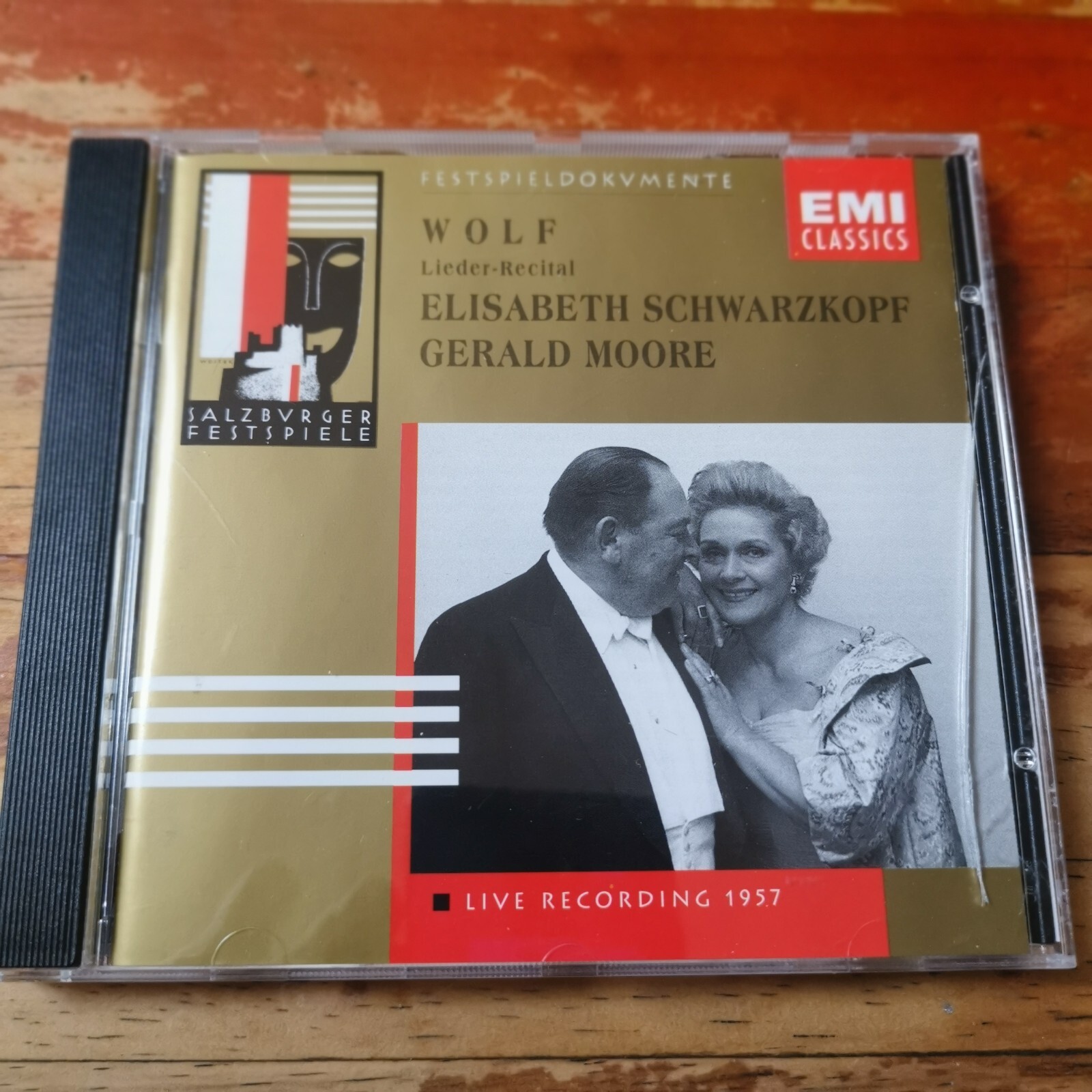 Wolf: Lieder-Recital by Elisabeth Schwarzkopf (CD, 1995) PROMO