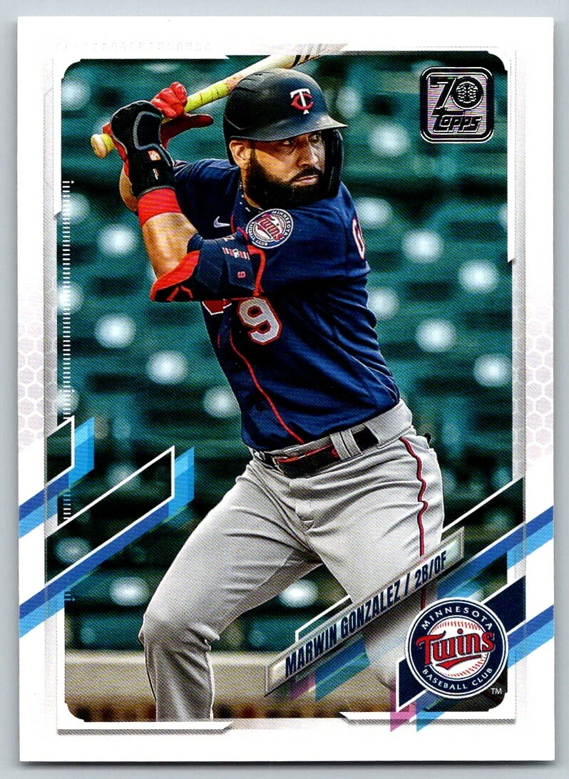 2021 Topps Baseball Card #132 Marwin Gonzalez Minnesota Twins