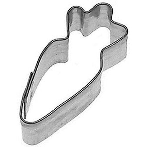 Mini Carrot 1.75'' Cookie Cutter Metal Easter Cake Vegetable Garden - Foto 1 di 6