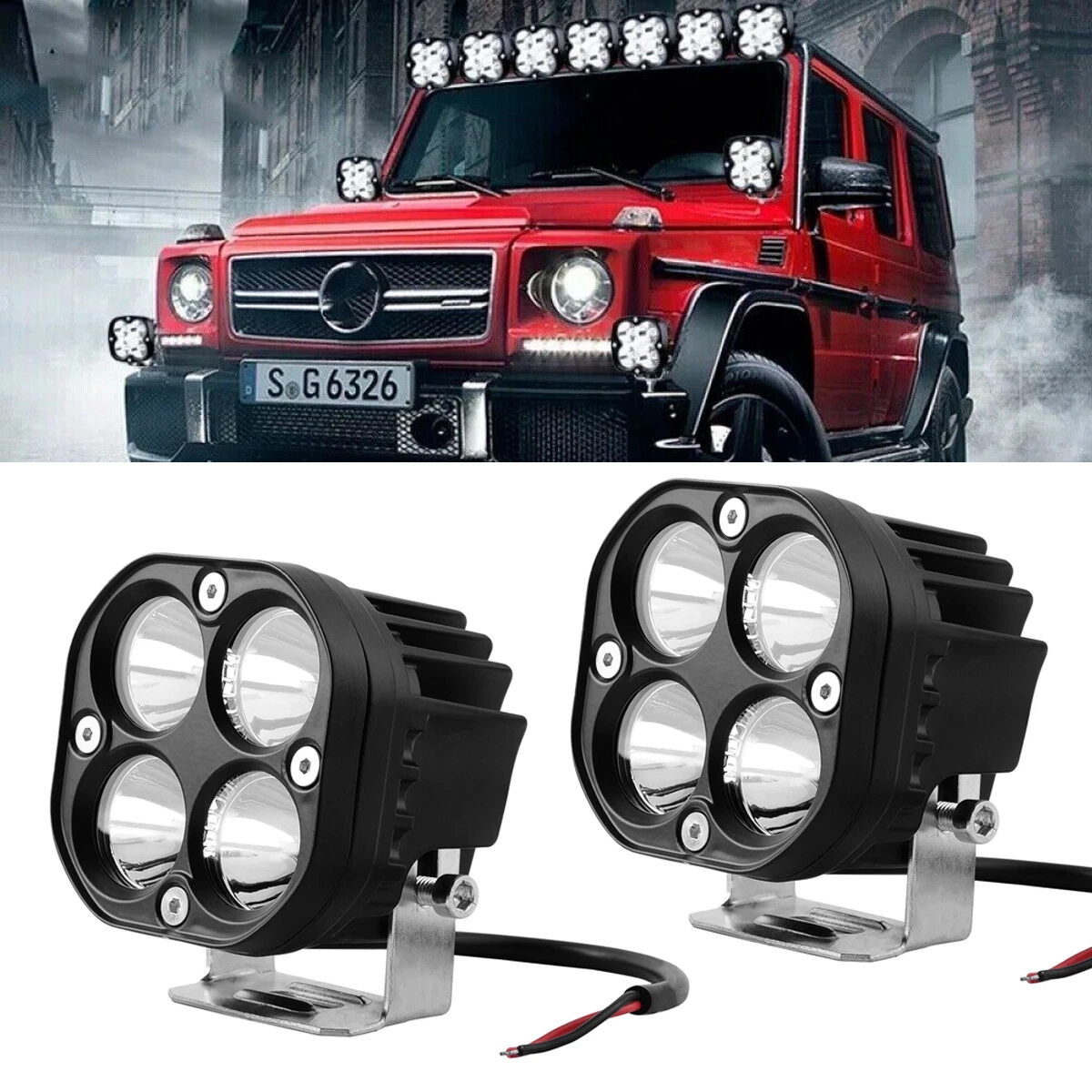 AnzeigeArbeitsscheinwerfer Mit Fernlicht 5w Cob Led 400lm