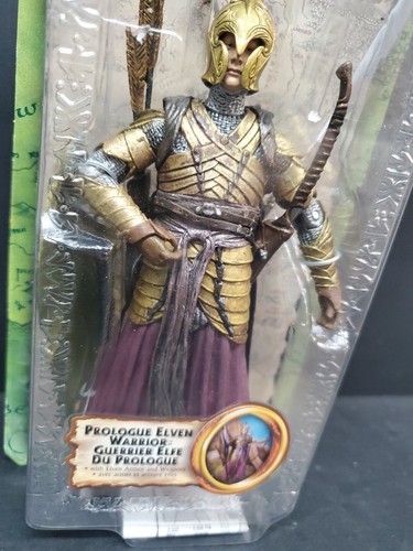Il Signore degli Anelli Compagnia dell'Anello Prologo Guerriero Elfo ToyBiz 2004 LOTR - Foto 3 di 10