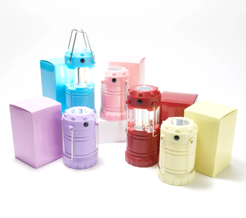 BrightEase lot de 5 mini lampes de poche lanterne avec boîtes cadeaux - PASTELS (V37552) - Photo 1 sur 1