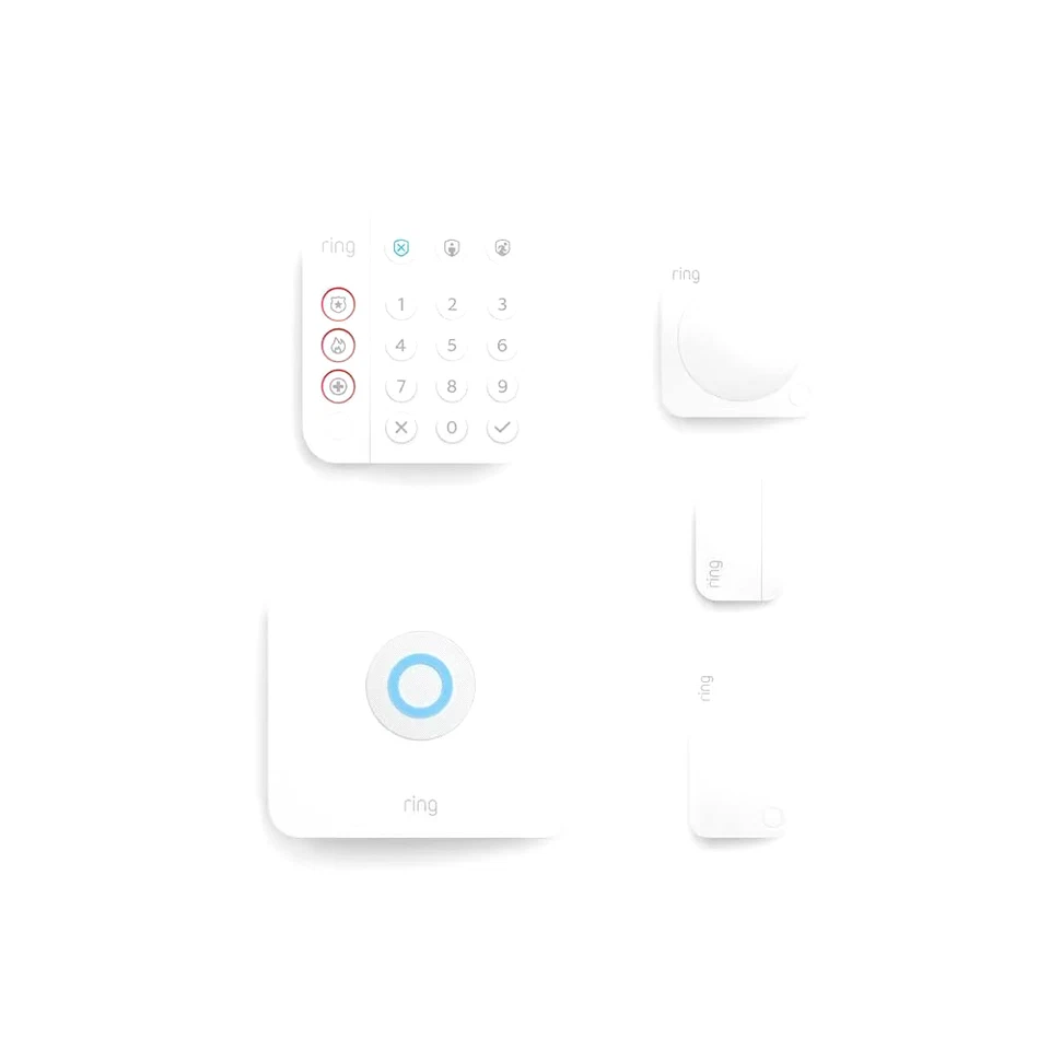 NEW Ring Alarm 5-Piece Security Kit 2nd Gen Home security System Works w/ Alexa - Image 2 of 4
