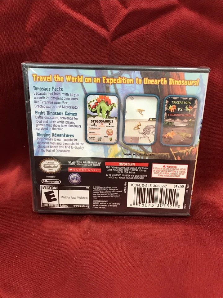 Scholastic Digging for Dinosaurs (Nintendo DS) BRAND NEW SEALED L🔴🔴K 🔥 - Image 2 of 4
