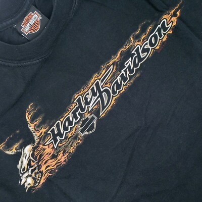 トップス Harley-Davidson skull flame vintage s-l400.jpg