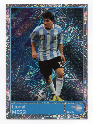 345 Lionel Messi Panini Copa América Argentina 2011 Foil Sticker