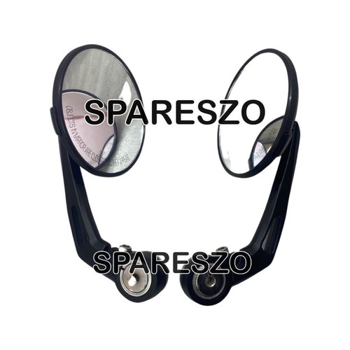 "BAR END MIRROR, BLACK" FIT FOR ROYAL ENFIELD SHOTGUN 650 & BEAR 650 - Picture 9 of 18