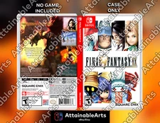 FINAL FANTASY IX 9 - Custom Game Case (Nintendo Switch) - NO GAME INCL