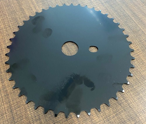 GT Chain Wheel Components 44Tooth Freestyle Chain Pro GT STAMPED *BLACK & RED* - Picture 2 of 2