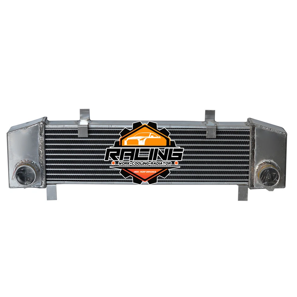 2 Rows All Aluminum Intercooler For Eclipse 1G 2.5" Inlet&Outlet Turbo 34x8x3.5" - Image 2 of 4