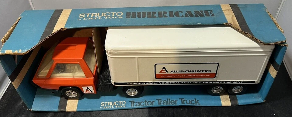 Rare Stucto / Ertl Allis Chalmers Truck and Trailer in Box. - Image 2 of 4