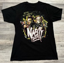 The Nasty Boys Brian Knobbs & Jerry Sags Pro Wrestling Mens Medium T-Shirt Black