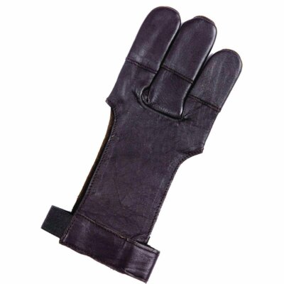Gant De Tir à L’arc Indien 3 Doigts En Cuir — Taille M