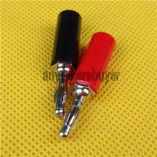 New 2PCS Sleeves Hard Case Banana Plug Connector