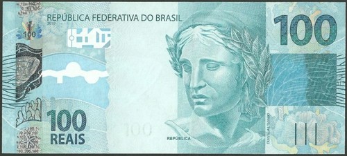 Brazil P257 B879f 100 Reais 2010 Sg 35 Garoupa @ Ebanknoteshop - Picture 2 of 3