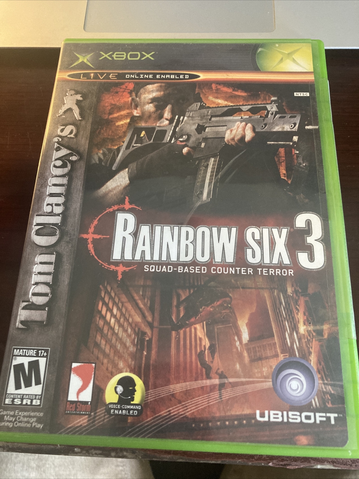 Rainbow Six 3 Squad-Based Counter Terror Xbox + Reg Card - Complete CIB