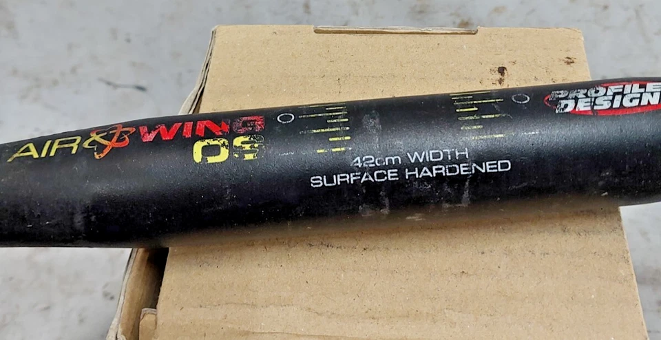 Profile Design Air Wing OS Bullhorn Fixie Bike Handlebar 25.4mm 42cm USA Shipper - Image 3 of 4