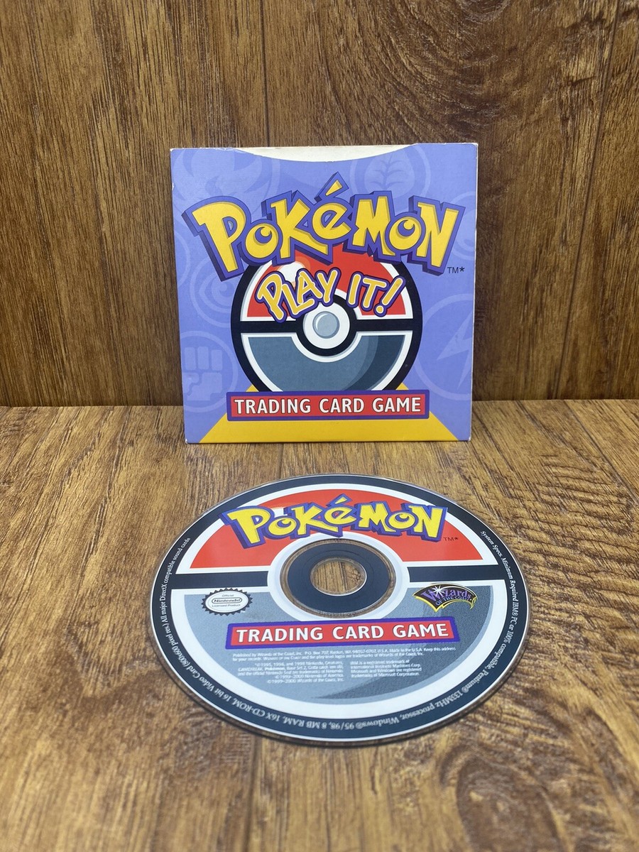 Pokemon Play It ! PC CD-ROM Trading Card Game 2000 Nintendo WIN 95/98  Wizards | eBay