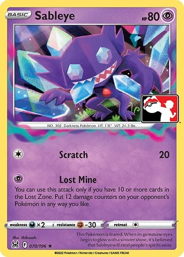 Sableye 070/196 Prize Pack Series Cards