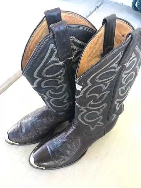 Silver tipped sales cowboy boots