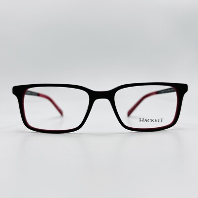 Hackett Brille Damen Herren eckig schwarz rot HEK 1127 026 London NEU
