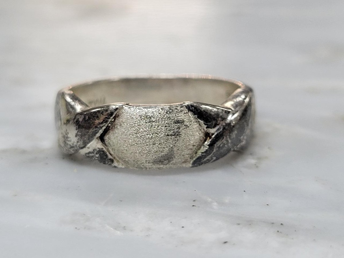 Sterling Silver Band Ring ~ Sz 9 ~ 4.2 g ~ 13-E1048 | eBay