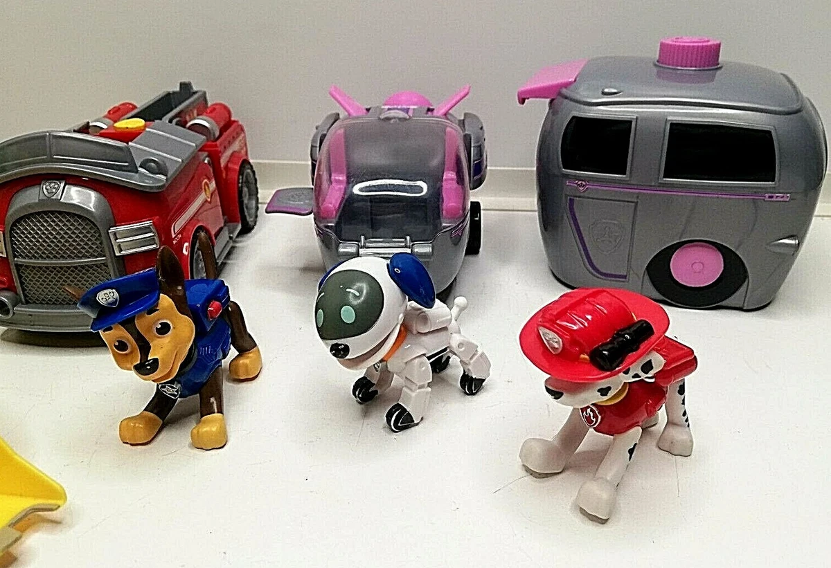 PAW PATROL TOYS VEHICLES AND FIGURES BUNDLE