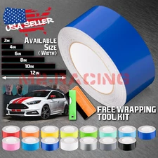 Gloss Color Racing Stripes Vinyl Wrap For Ford Focus Stripe Sticker 25FT / 50FT