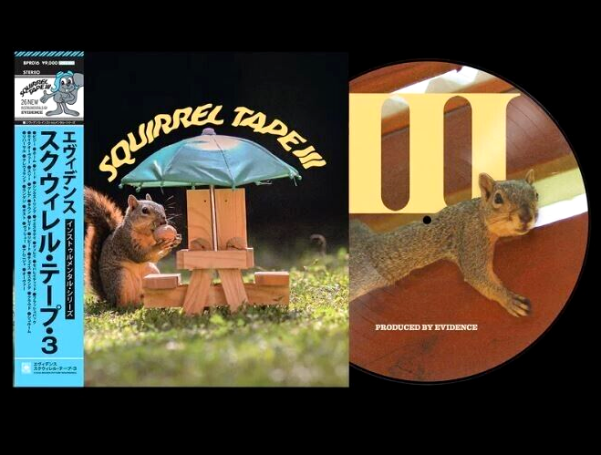 Evidence Vinyl Squirrel Tape Instrumentals Volume 3 Picture Disc