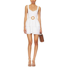 Show Me Your Mumu 'Cosmo' White Mini Dress Size L - NWT