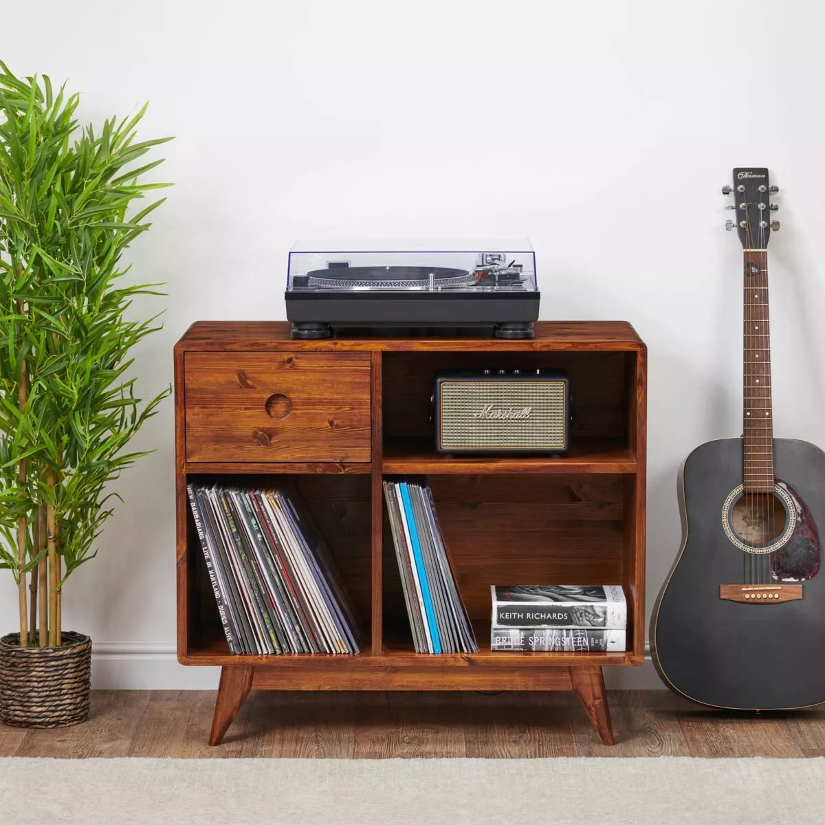 Solid wood 2024 storage unit