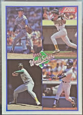 1989 Score #582 1988 World Series Oakland Athletics/Los Angeles Dodgers