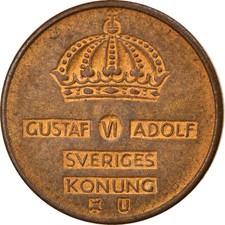 #826048 M&uuml;nze, Schweden, Gustaf VI, Ore, 1971, SS, Bronze, KM:820