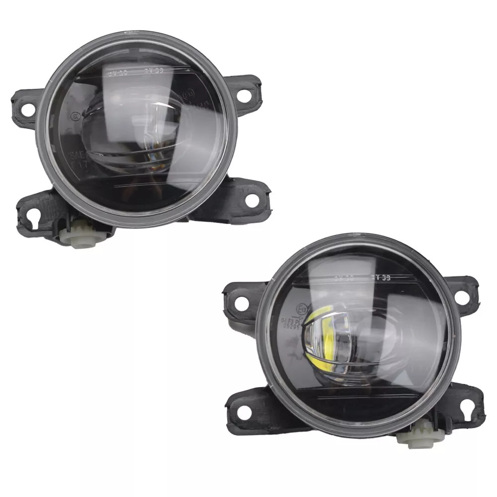 For 2021-2023 Honda Accord Front Upper Lower Grill Grey Chrome Fog Light Set