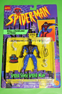 1995 MARVEL Spider-Man Animated Series SPIDER-SENSE ACTION FIGURE TOY BIZ SEALED